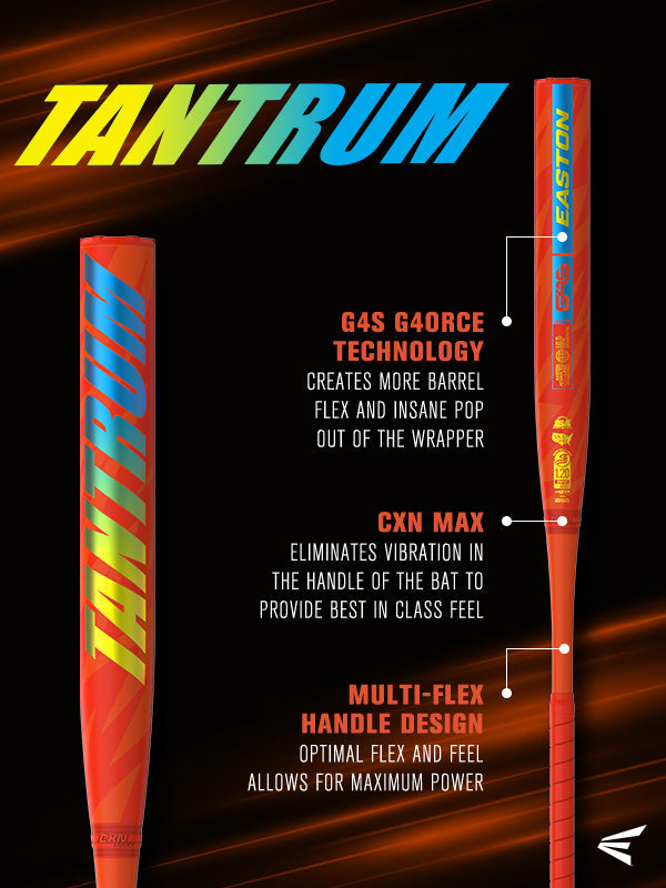 2026 Easton Tantrum 2-Piece Loaded USSSA Slowpitch Softball Bat - ESU6TNTSL product image 6, provided for visual reference