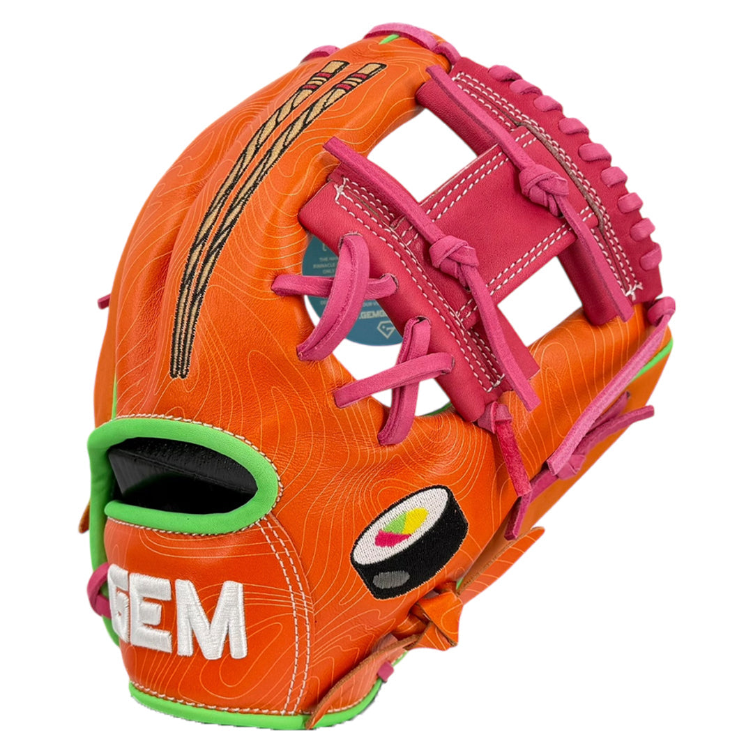 Gem Gloves Baseball Fielding Glove - GEM080 Tuna Roll product image 2, provided for visual reference and product detail