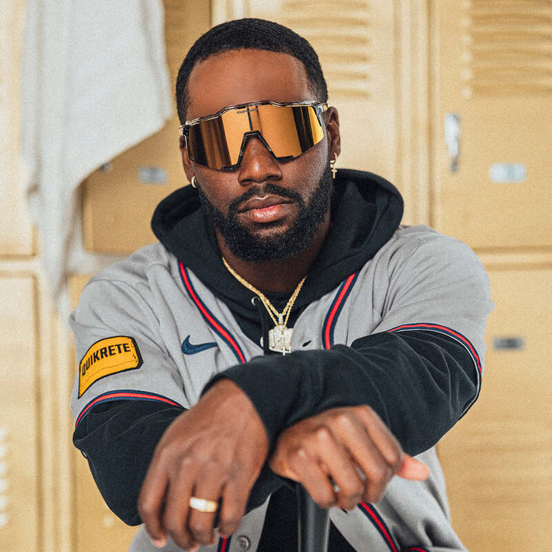 100 Percent Sunglasses - Speedcraft - Money Mike 3 - HiPER 24K Gold Mirror Lens product image 6, provided for visual