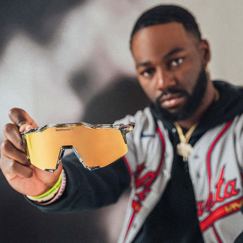 100 Percent Sunglasses - Speedcraft XS - Money Mike 3 - HiPER 24K Gold Mirror Lens product image 7, provided for visual