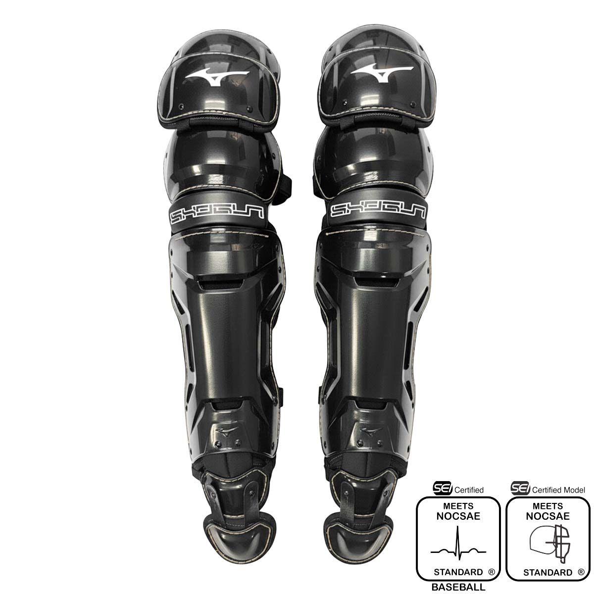Mizuno Shogun Adult 16" Baseball Catchers Set - Black product image 6, provided for visual reference and product detail
