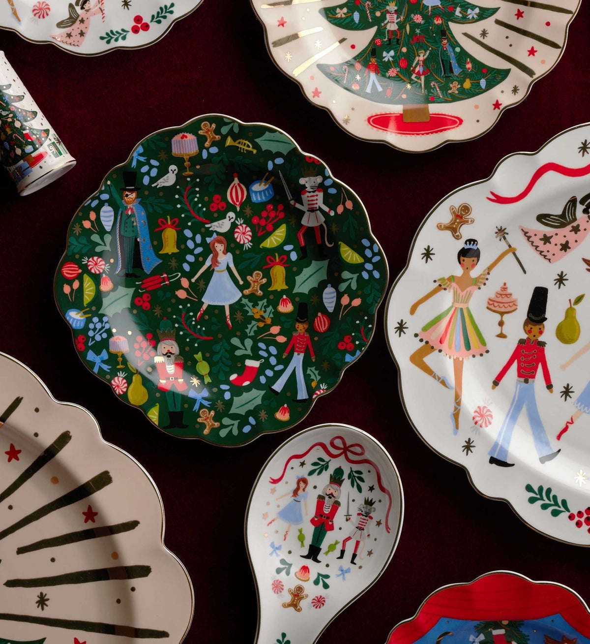 Porcelain Spoon Rest - Nutcracker