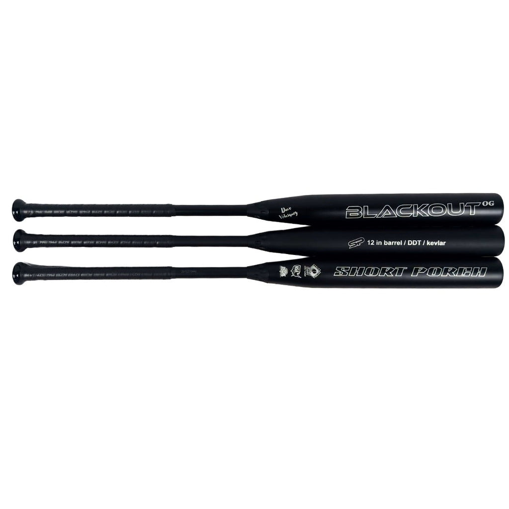 2026 Short Porch DDT Blackout OG Dave Velasquez 2-Piece SSUSA Senior Slowpitch Softball Bat product image 3, provided for