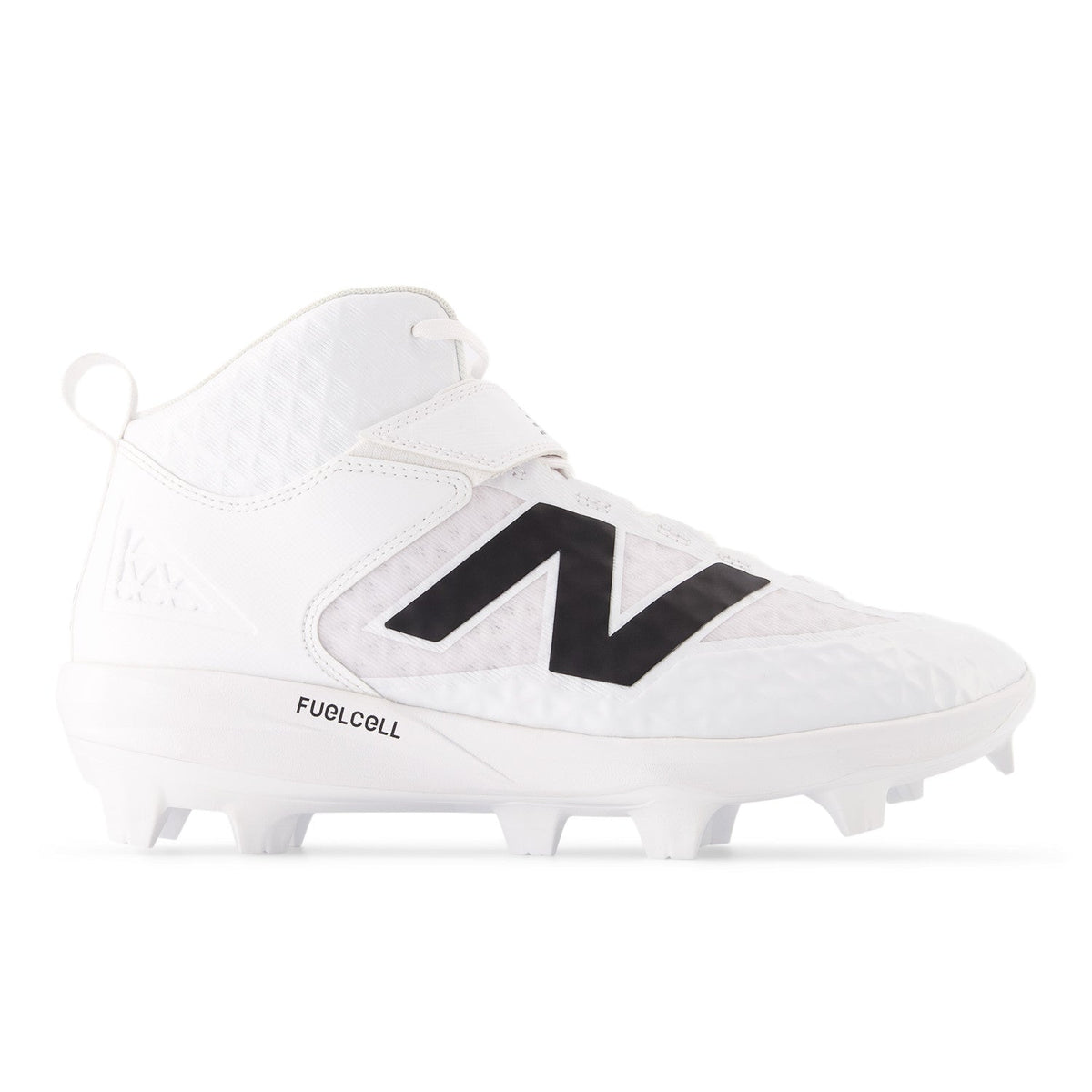 New Balance Men FuelCell 4040 V8 Mid-Molded Baseball Cleats - White / Raincloud - PM4040W8 product image 1, provided for
