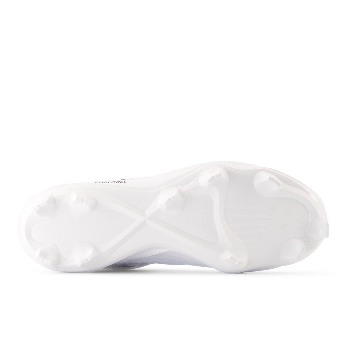 New Balance Men FuelCell 4040 V8 Mid-Molded Baseball Cleats - White / Raincloud - PM4040W8 product image 5, provided for