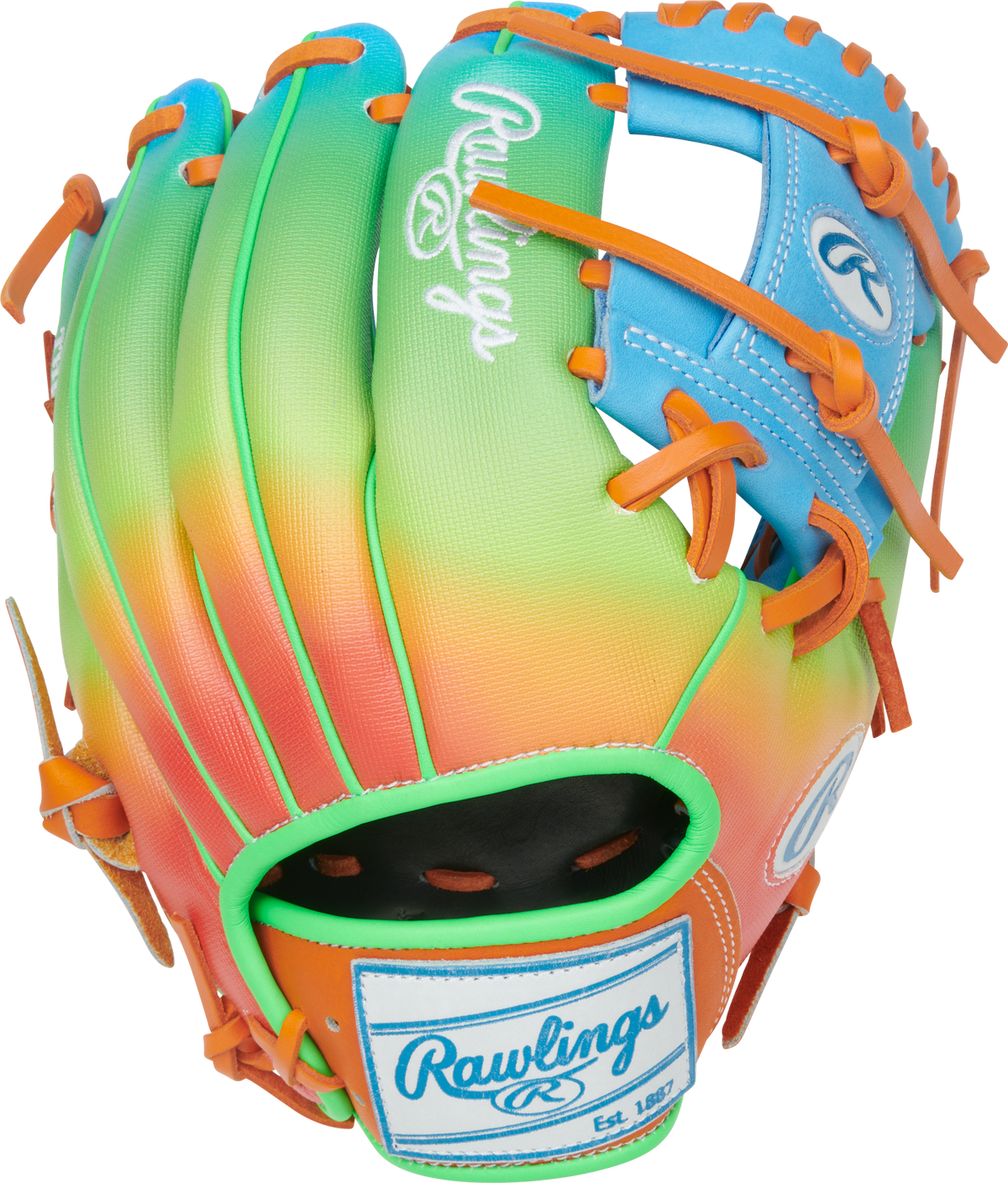Rawlings Heart of the Hide Fun Burst 11.5" Baseball Fielding Glove - PROR204-2CBO product image 1, provided for visual