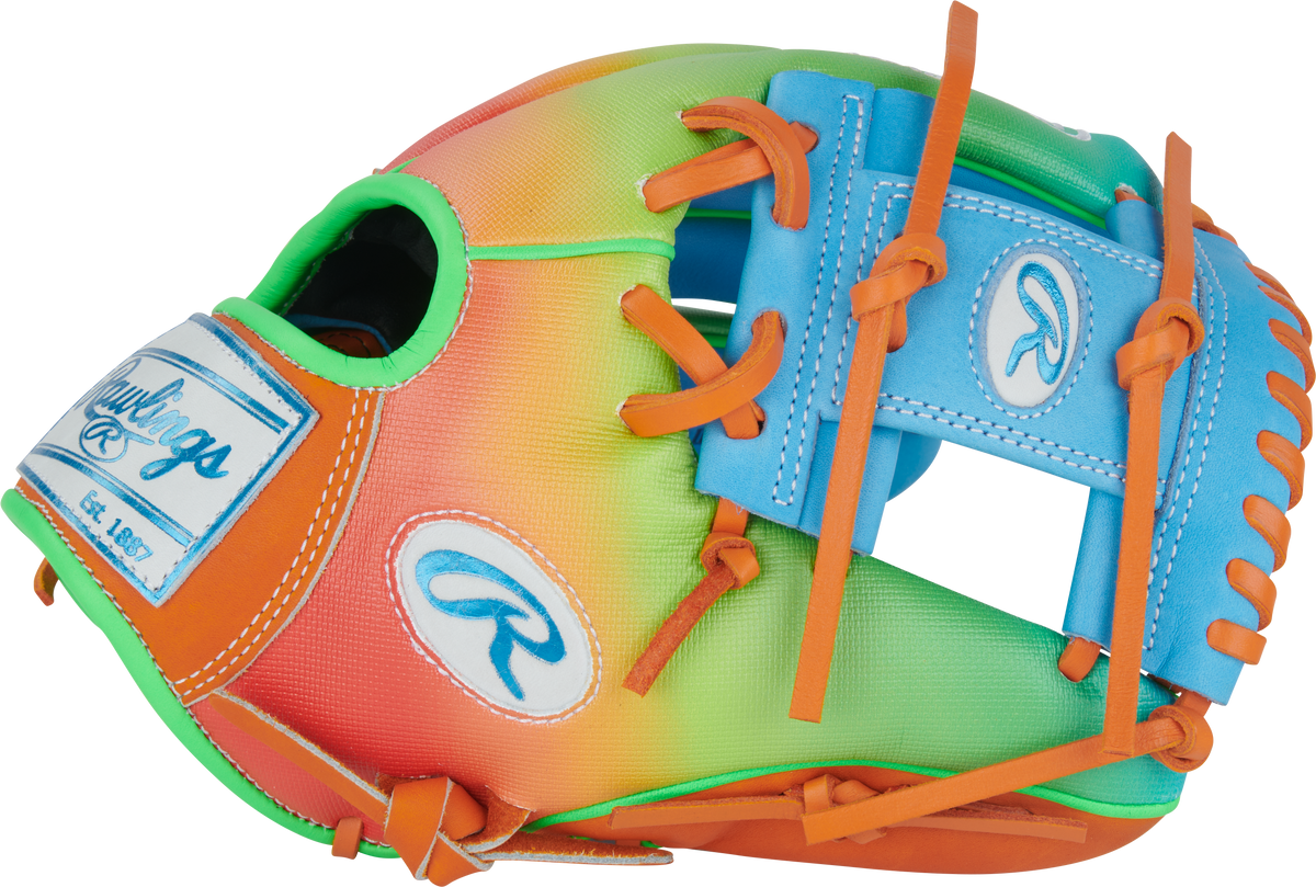 Rawlings Heart of the Hide Fun Burst 11.5" Baseball Fielding Glove - PROR204-2CBO product image 3, provided for visual