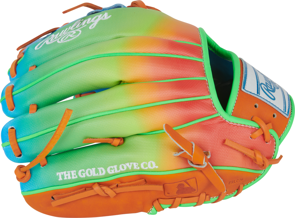 Rawlings Heart of the Hide Fun Burst 11.5" Baseball Fielding Glove - PROR204-2CBO product image 4, provided for visual
