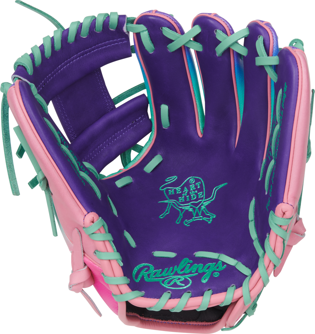 Rawlings Heart of the Hide Fun Burst 11.5" Baseball Fielding Glove - PROR204-2PUP product image 2, provided for visual