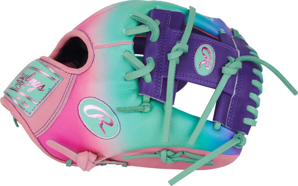 Rawlings Heart of the Hide Fun Burst 11.5" Baseball Fielding Glove - PROR204-2PUP product image 3, provided for visual