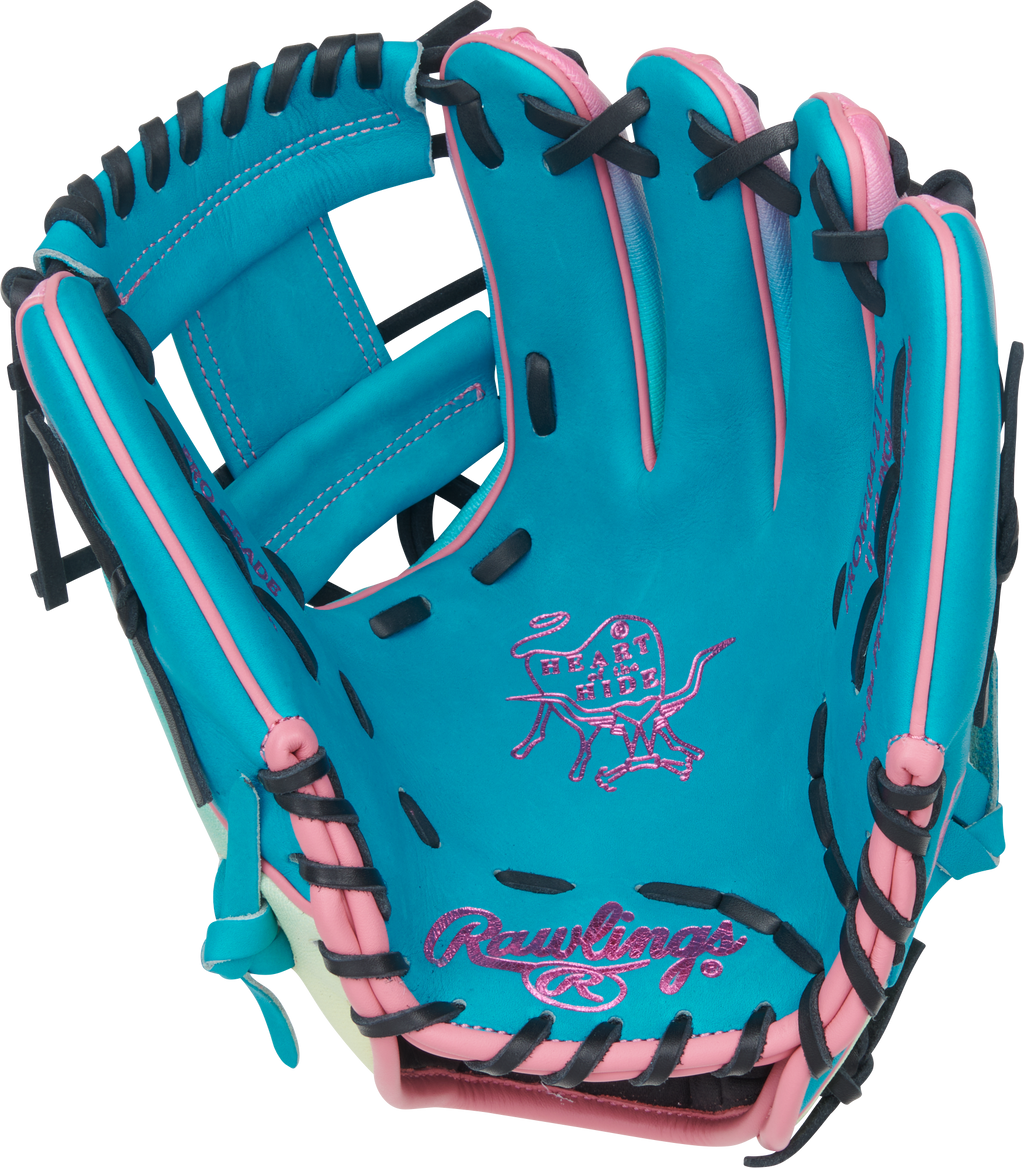 Rawlings Heart of the Hide Fun Burst 11.5" Baseball Fielding Glove - PROR204-2TESS product image 2, provided for visual