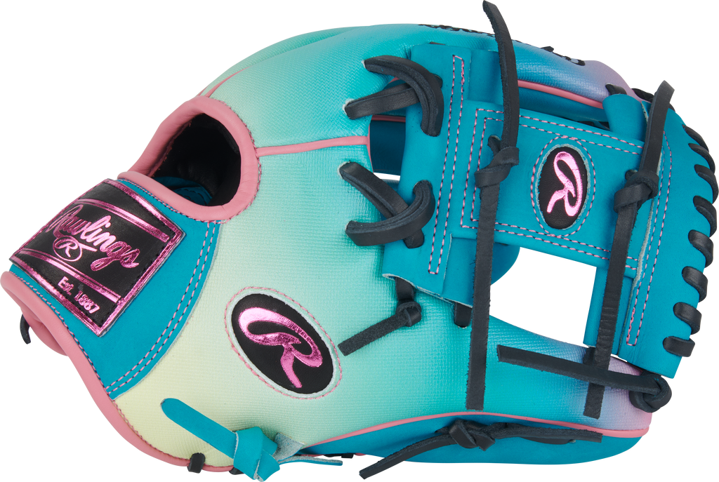 Rawlings Heart of the Hide Fun Burst 11.5" Baseball Fielding Glove - PROR204-2TESS product image 3, provided for visual