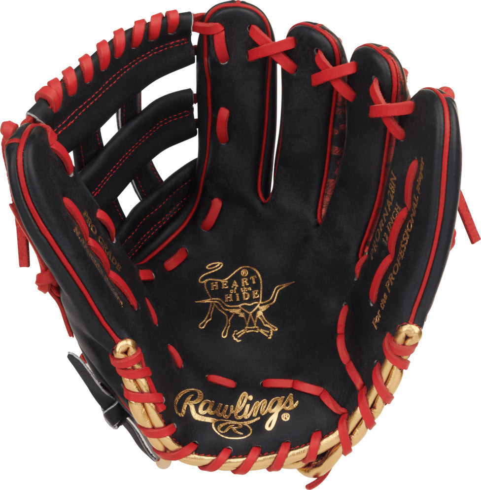 Rawlings Heart of the Hide Nolan Arenado Gameday Pattern 12" Baseball Fielding Glove - PRORNA28N product image 2, provided