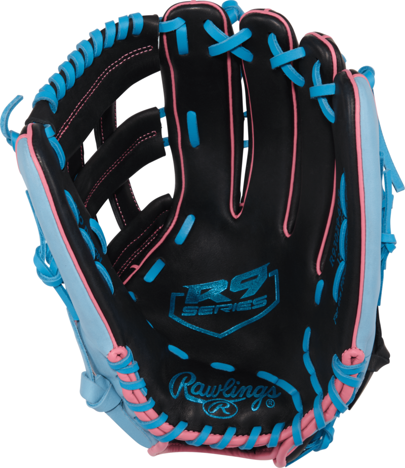 Rawlings R9 12.75" Baseball Fielding Glove - R93029-6BP product image 2, provided for visual reference and product detail