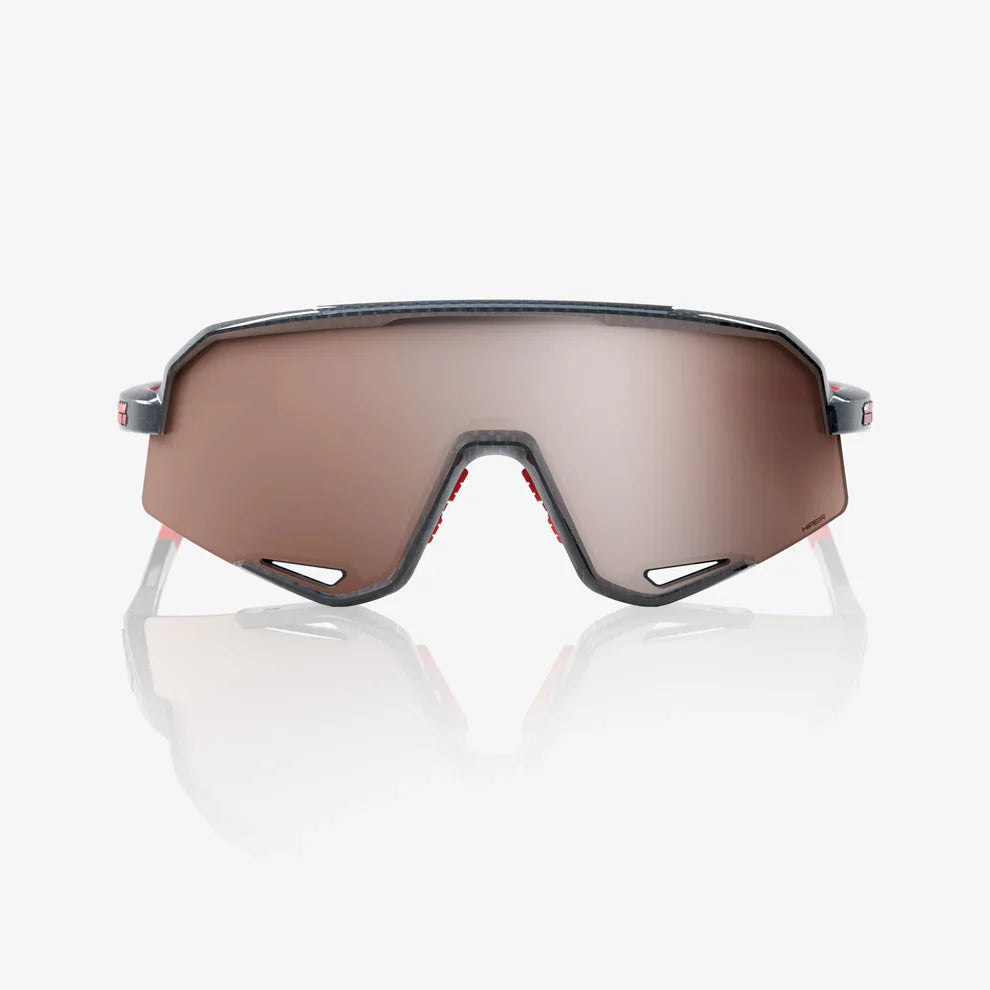 100 Percent Sunglasses - SLENDALE - Gloss Carbon Fiber - HiPER Crimson Silver Mirror Lens product image 3, provided for