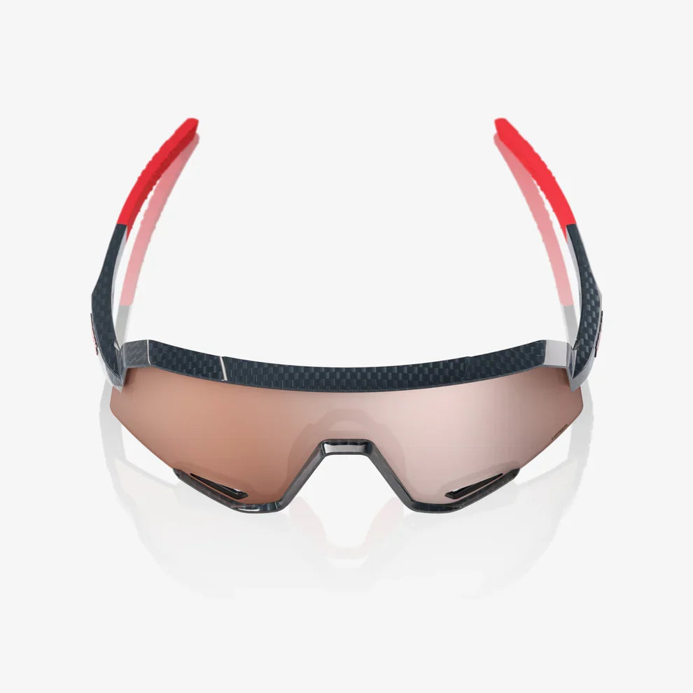 100 Percent Sunglasses - SLENDALE - Gloss Carbon Fiber - HiPER Crimson Silver Mirror Lens product image 5, provided for