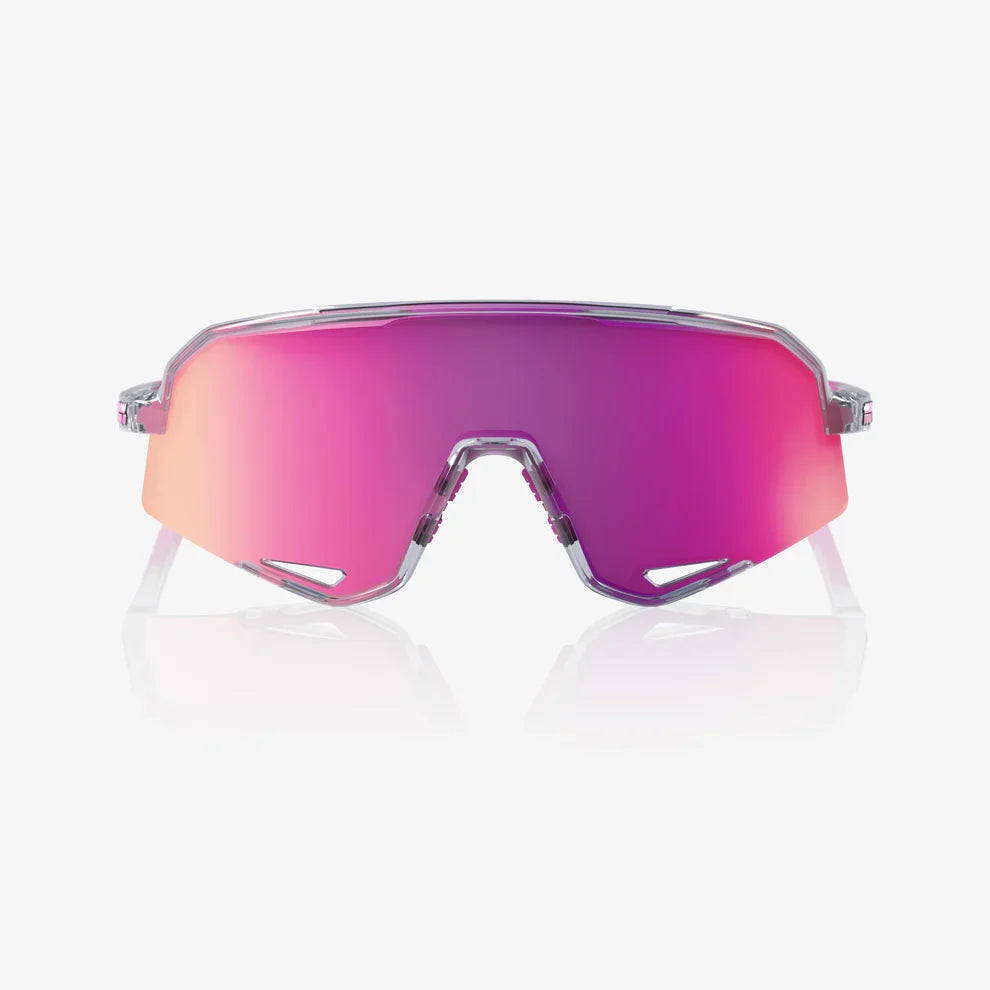 100 Percent Sunglasses - SLENDALE - Polished Translucent Grey - Purple Multilayer Mirror Lens product image 2, provided for