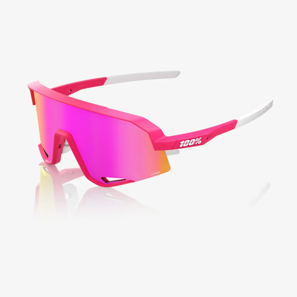 100 Percent Sunglasses - SLENDALE - Pitaya - HiPER Vital Pink Mirror Lens product image 1, provided for visual reference and