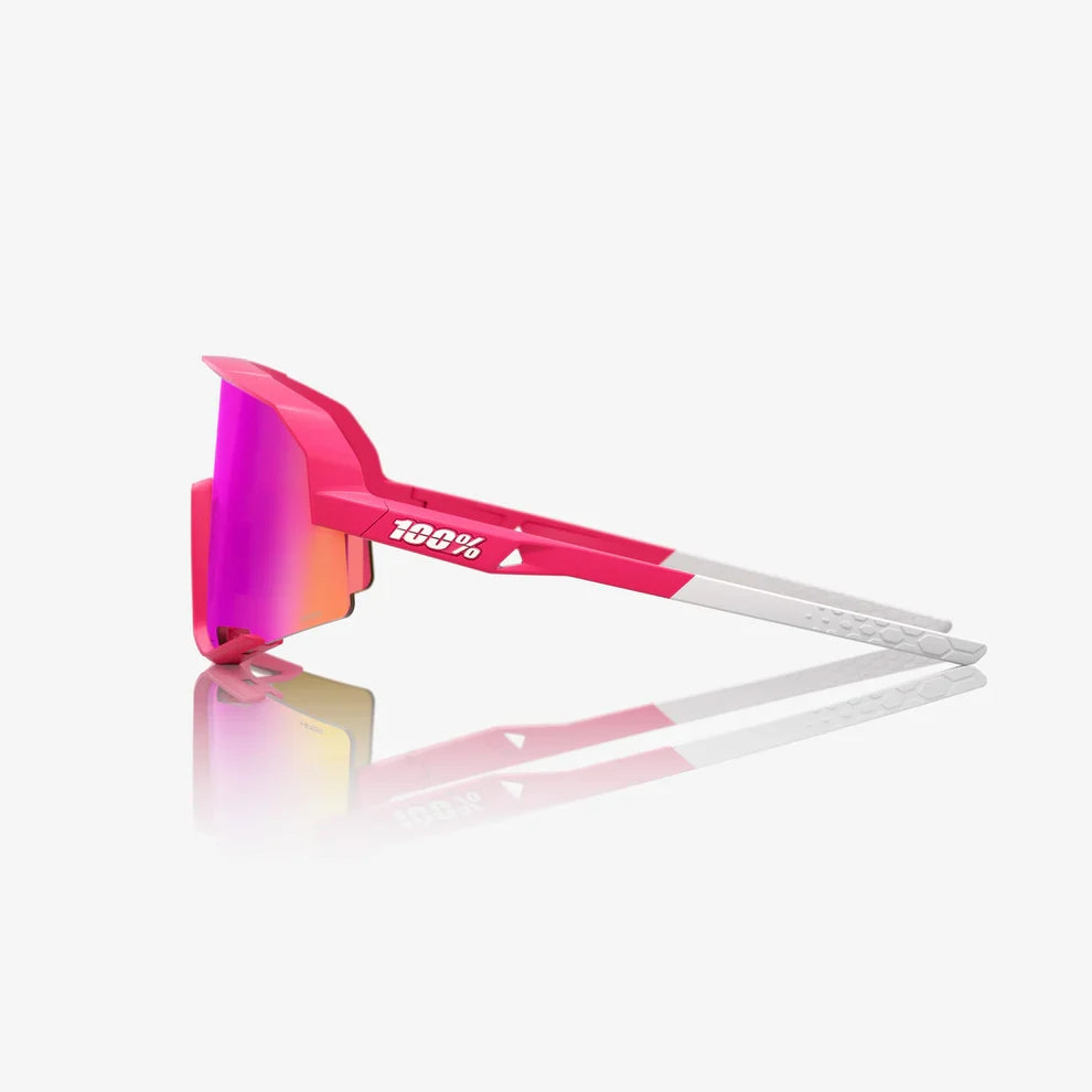 100 Percent Sunglasses - SLENDALE - Pitaya - HiPER Vital Pink Mirror Lens product image 3, provided for visual reference and