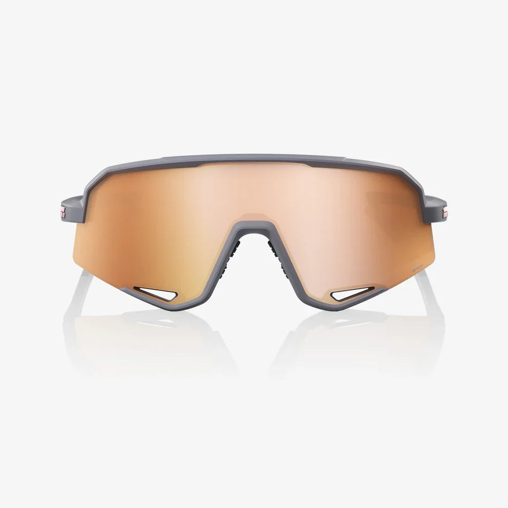 100 Percent Sunglasses - SLENDALE - Soft Tact Grey - HiPER Copper Mirror Lens product image 2, provided for visual reference