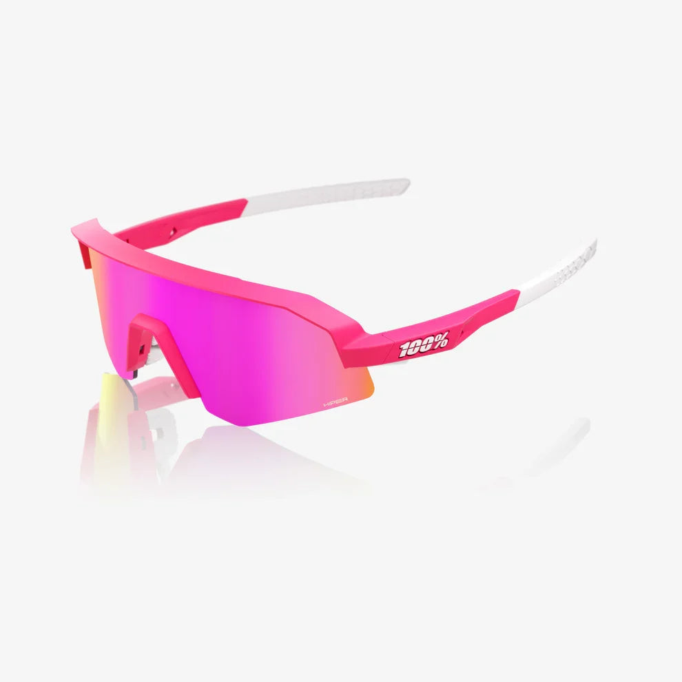 100 Percent Sunglasses - SLENDALE Youth - Pitaya - HiPER Vital Pink Mirror Lens product image 1, provided for visual