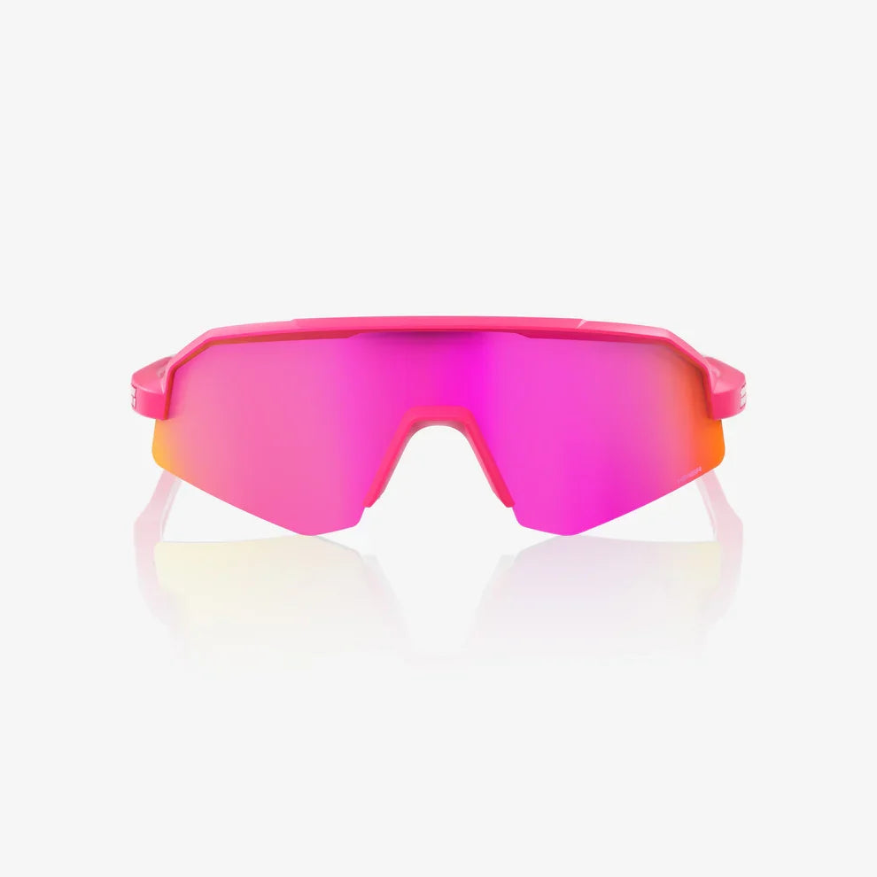 100 Percent Sunglasses - SLENDALE Youth - Pitaya - HiPER Vital Pink Mirror Lens product image 2, provided for visual