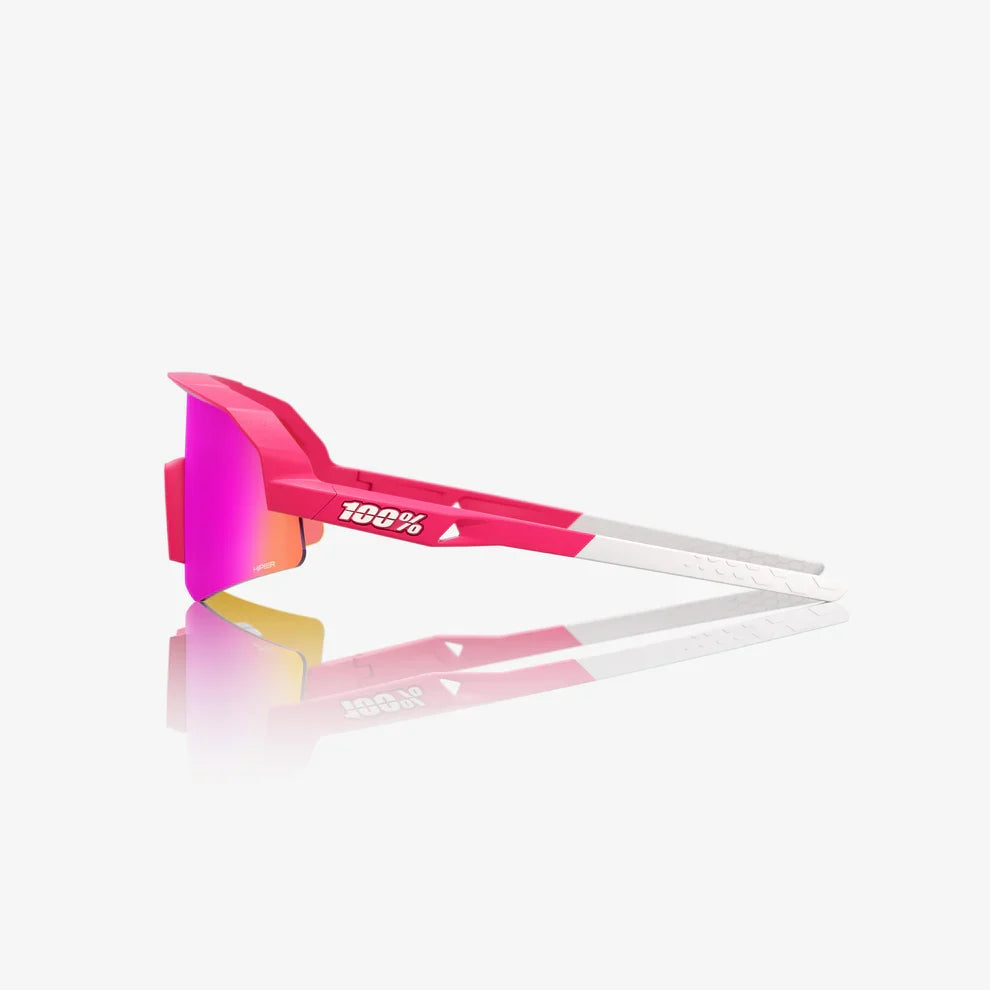 100 Percent Sunglasses - SLENDALE Youth - Pitaya - HiPER Vital Pink Mirror Lens product image 3, provided for visual