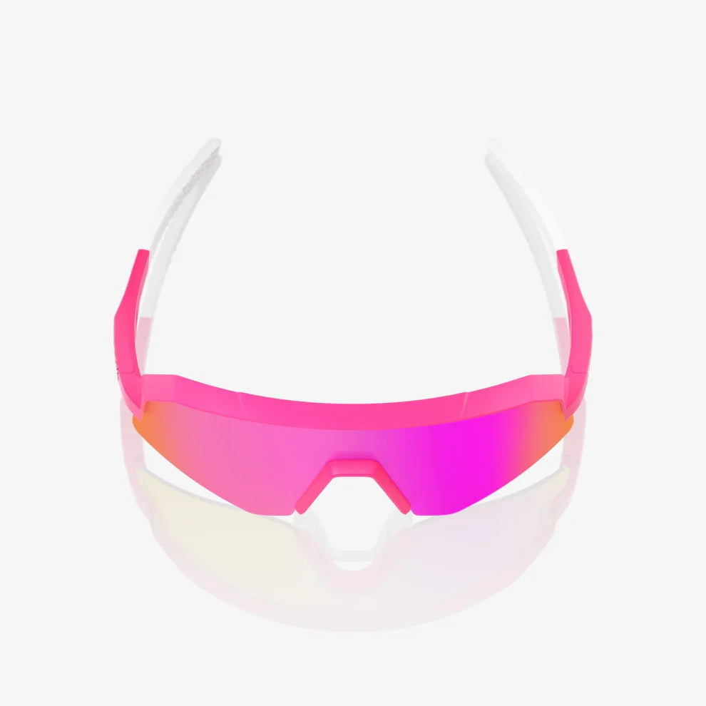 100 Percent Sunglasses - SLENDALE Youth - Pitaya - HiPER Vital Pink Mirror Lens product image 4, provided for visual