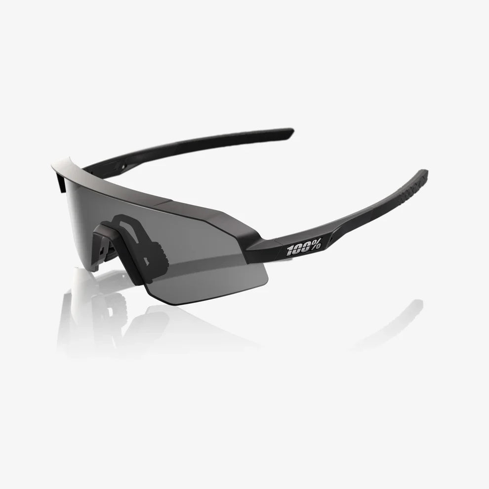 100 Percent Sunglasses - SLENDALE Youth - Matte Black - Smoke Lens product image 1, provided for visual reference and