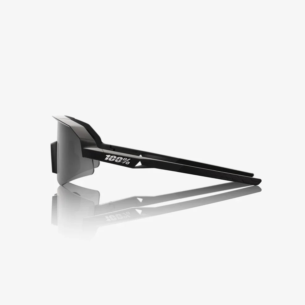 100 Percent Sunglasses - SLENDALE Youth - Matte Black - Smoke Lens product image 3, provided for visual reference and