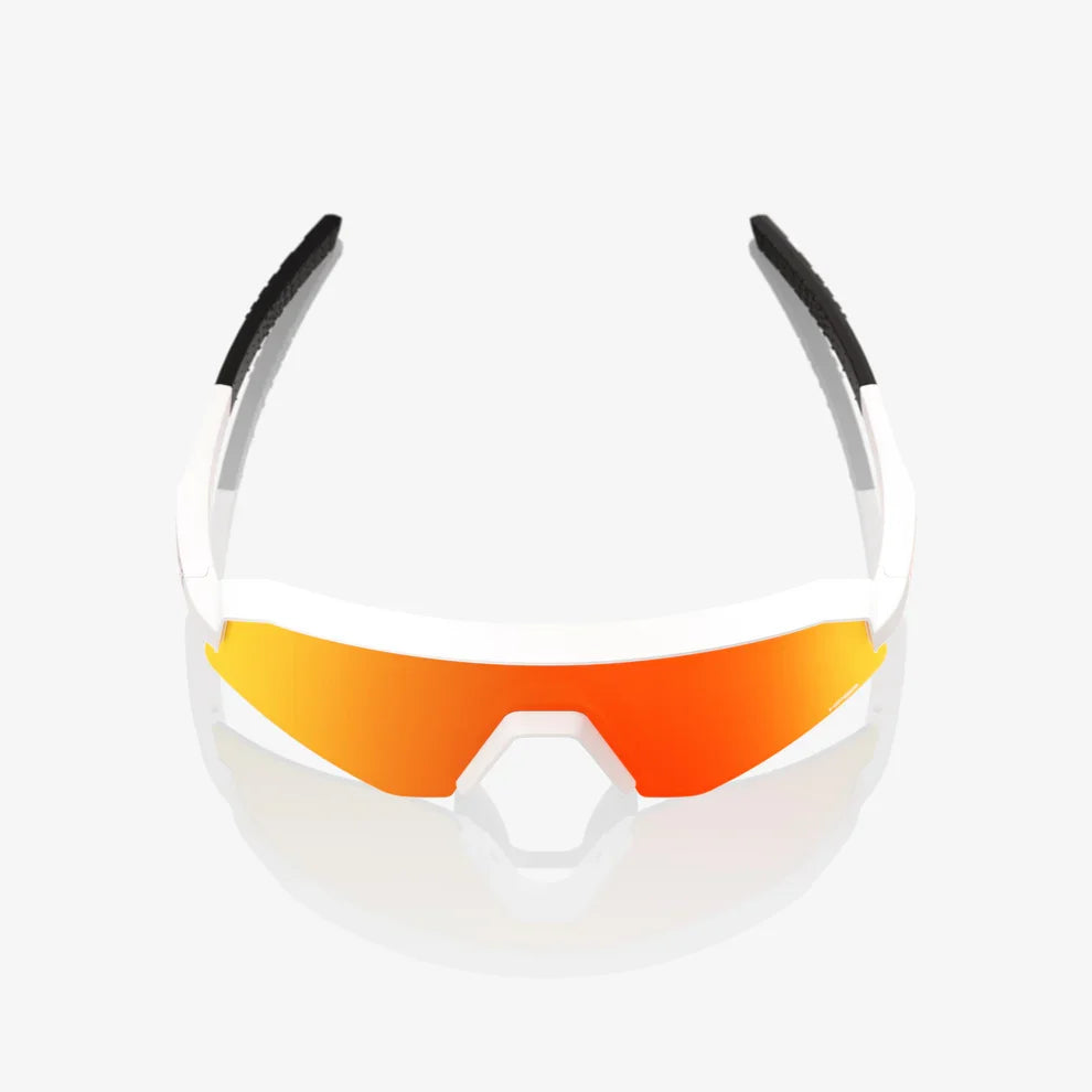 100 Percent Sunglasses - SLENDALE Youth - Matte White - HiPER Red Multilayer Mirror Lens product image 4, provided for