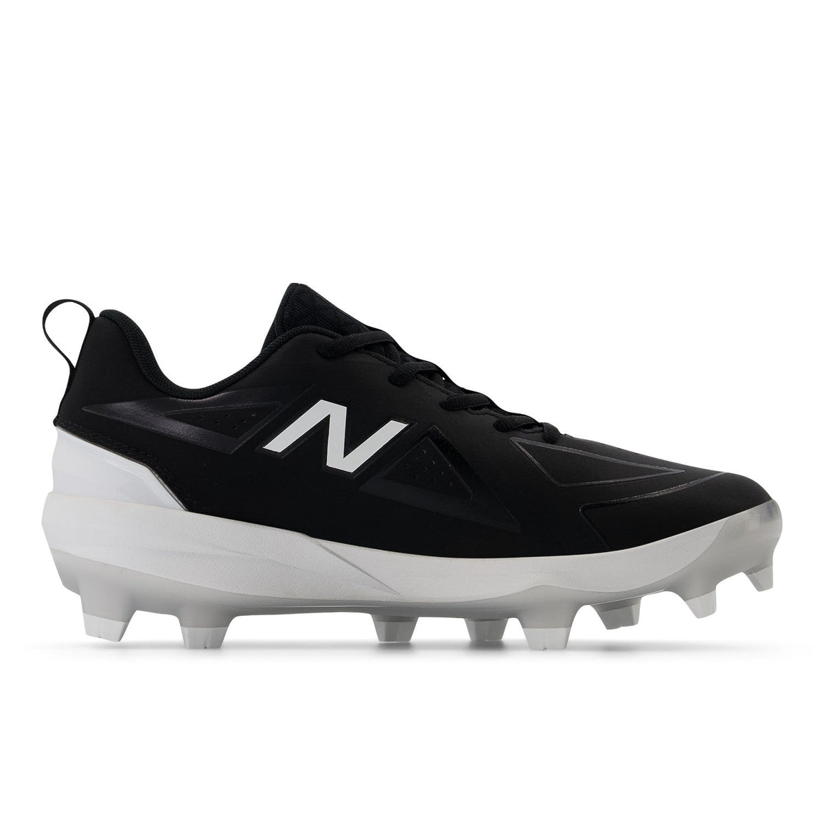 New Balance Women FUSE v5 Molded Fastpitch Softball Cleats - Black/White - SPFUSEK5 product image 7, provided for visual