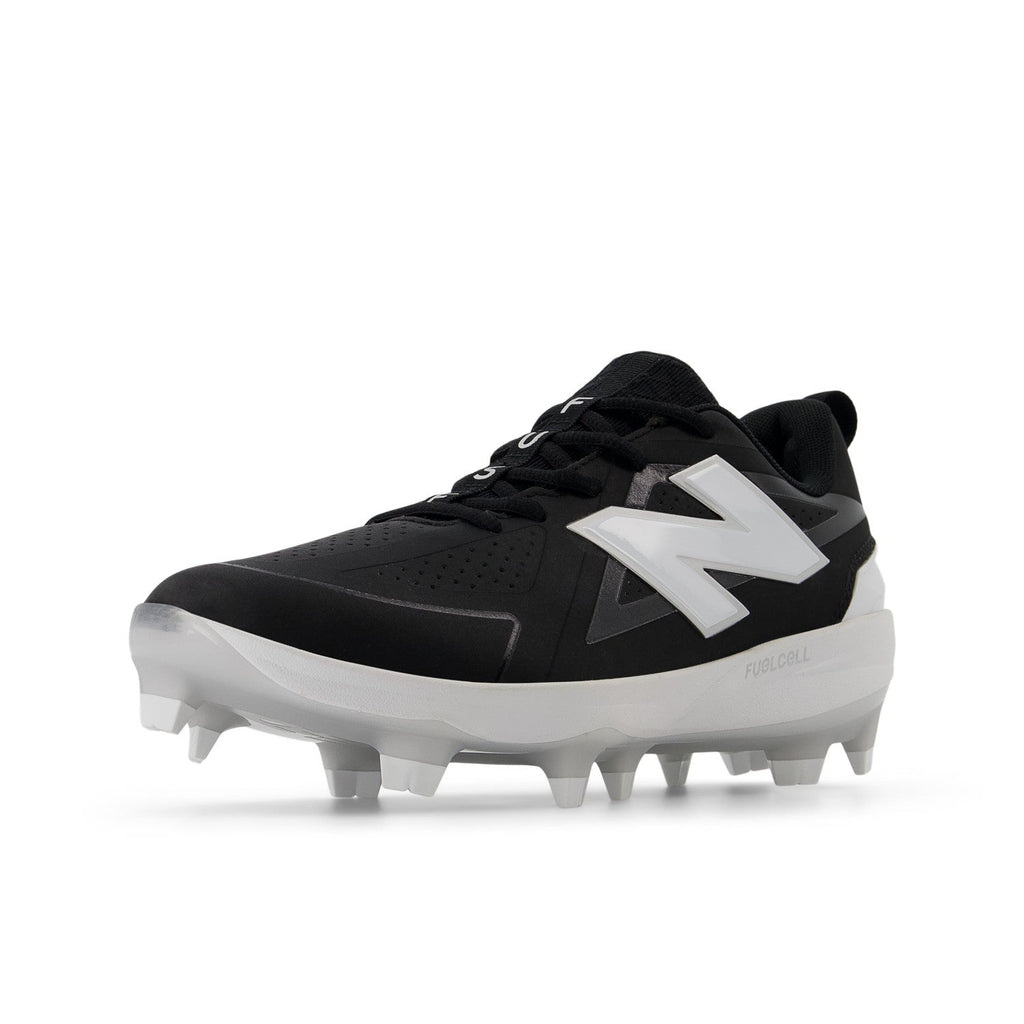 New Balance Women FUSE v5 Molded Fastpitch Softball Cleats - Black/White - SPFUSEK5 product image 8, provided for visual
