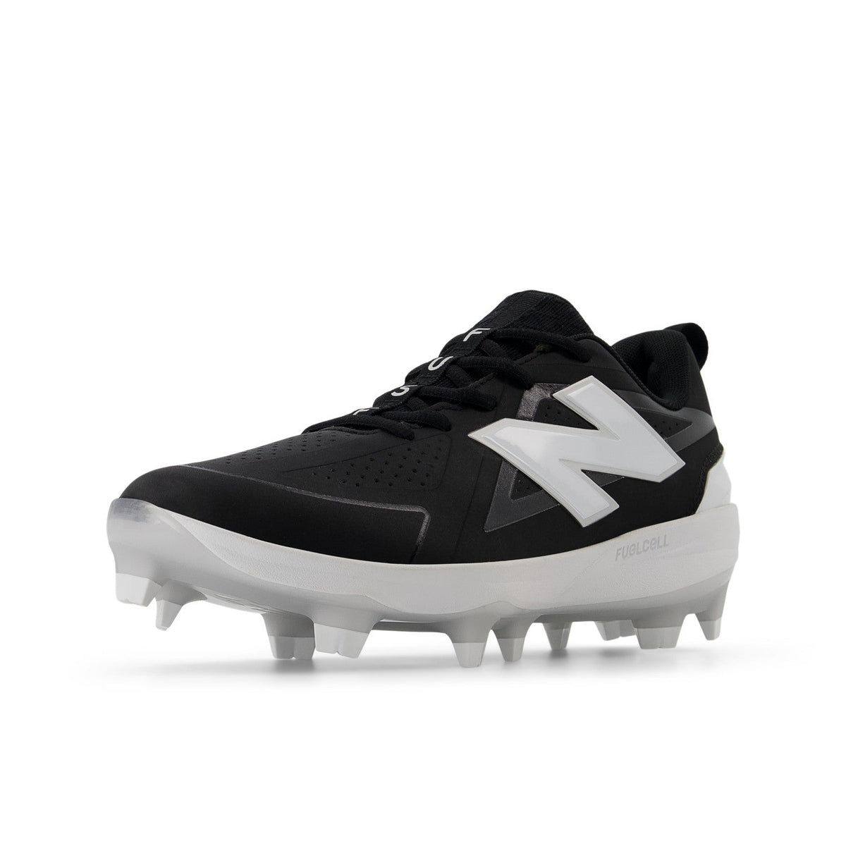 New Balance Women FUSE v5 Molded Fastpitch Softball Cleats - Black/White - SPFUSEK5 product image 8, provided for visual