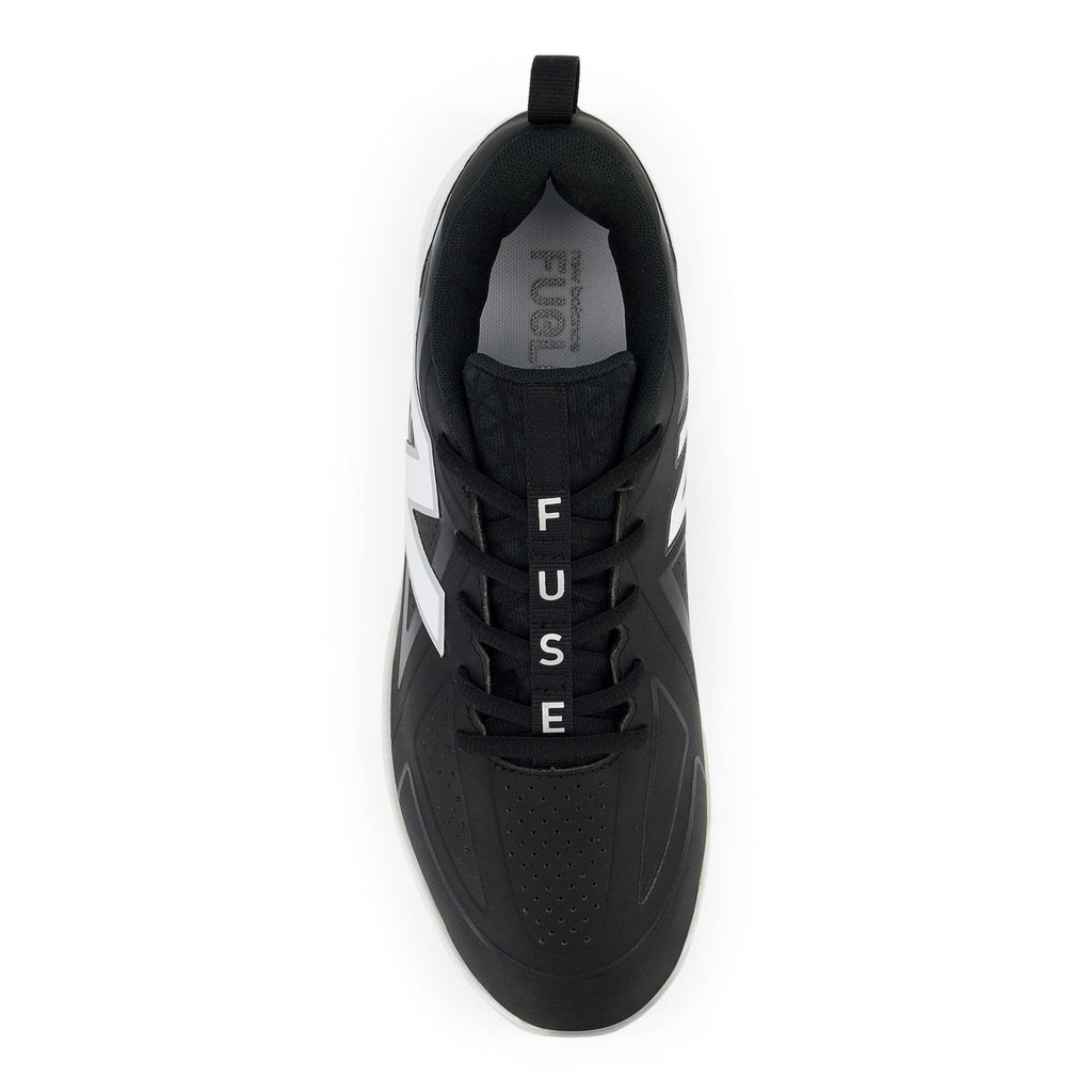 New Balance Women FUSE v5 Molded Fastpitch Softball Cleats - Black/White - SPFUSEK5 product image 3, provided for visual