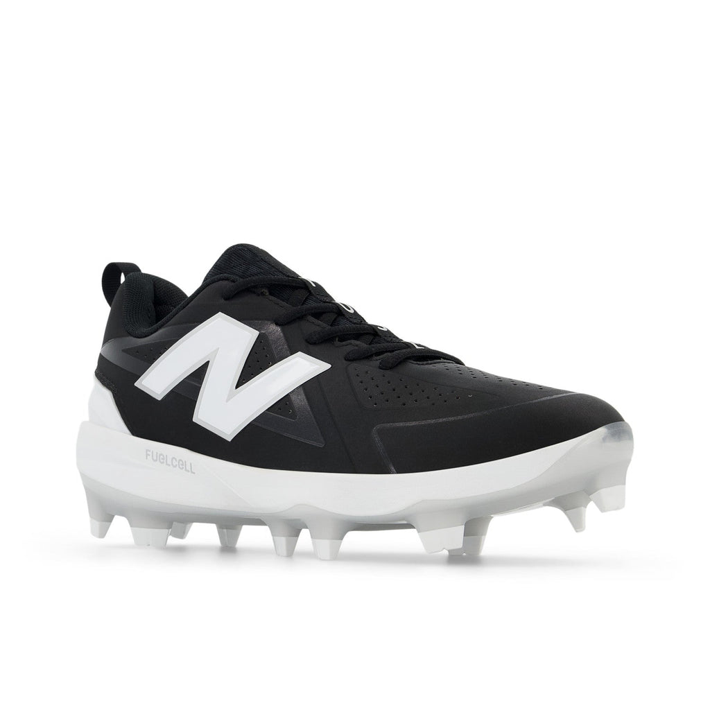 New Balance Women FUSE v5 Molded Fastpitch Softball Cleats - Black/White - SPFUSEK5 product image 4, provided for visual