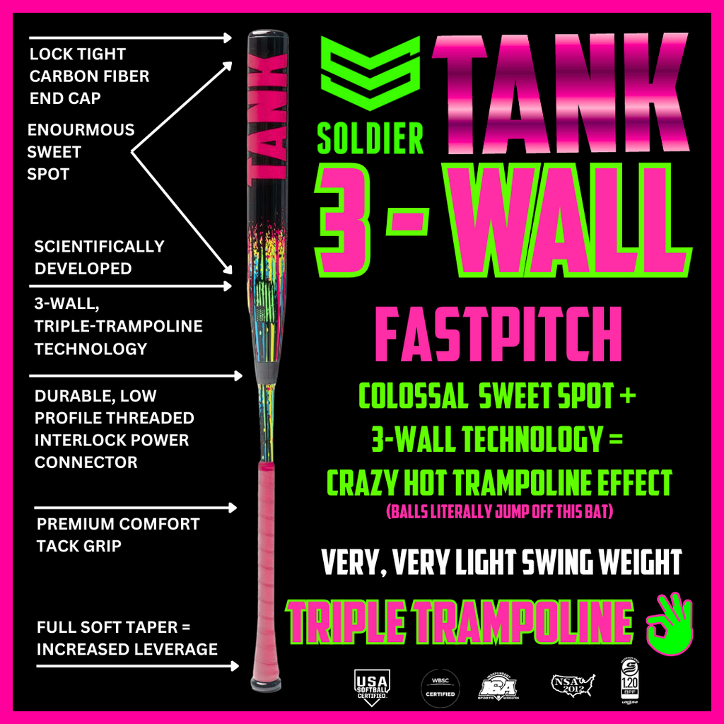 2026 Soldier Tank 2 Drip Fastpitch Softball Bat -11 product image 1, provided for visual reference and product detail review
