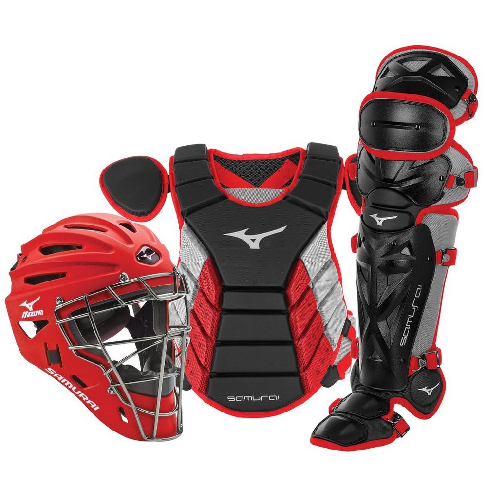 Mizuno Samurai Adult 15" Baseball Catchers Set - Multiple Colors product image 1, provided for visual reference and product