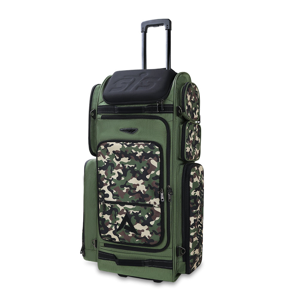 Smash Ops Guerrilla V4 Roller Bag Anarchy Edition - Green Camo product image 2, provided for visual reference and product
