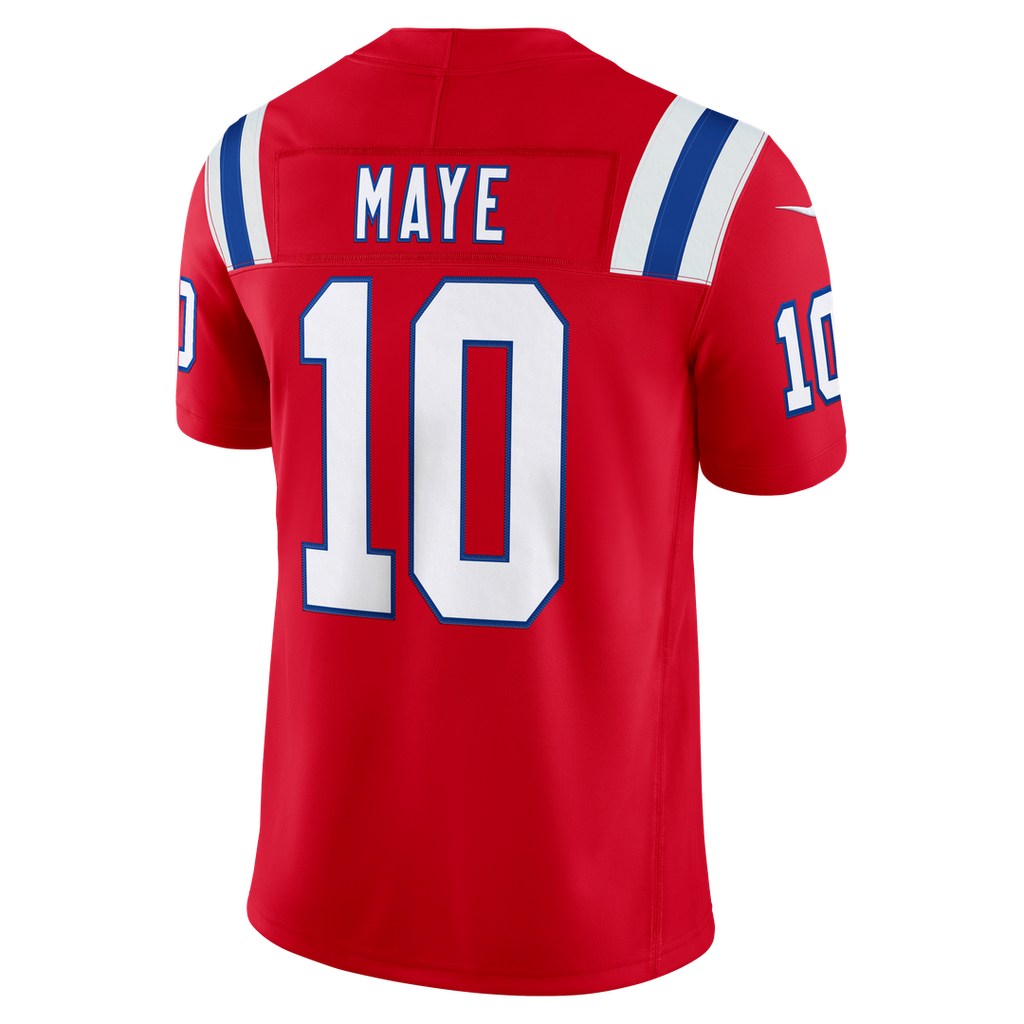 Men's New England Patriots Drake Maye Nike White Vapor product image 9