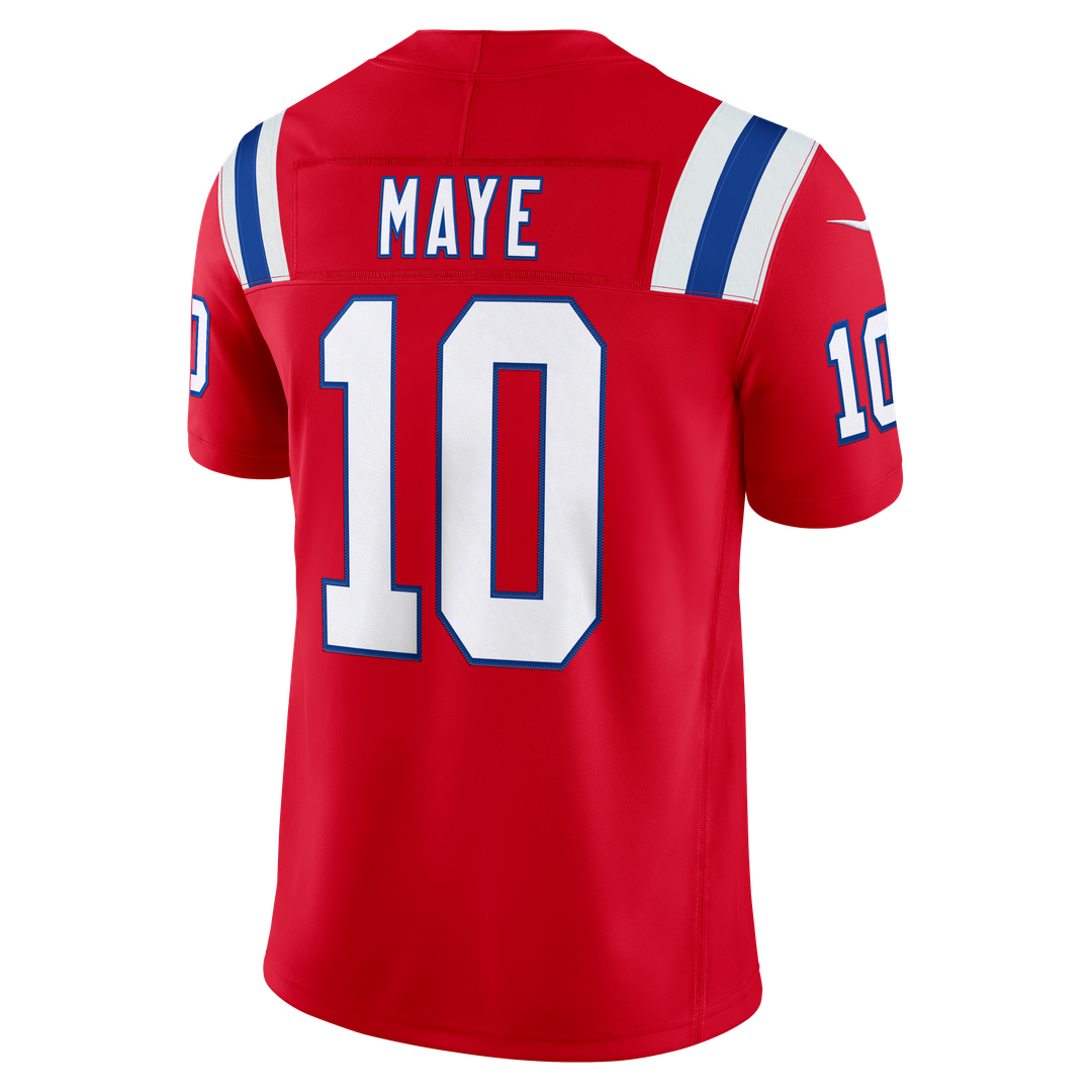 Men's New England Patriots Drake Maye Nike White Vapor product image 9