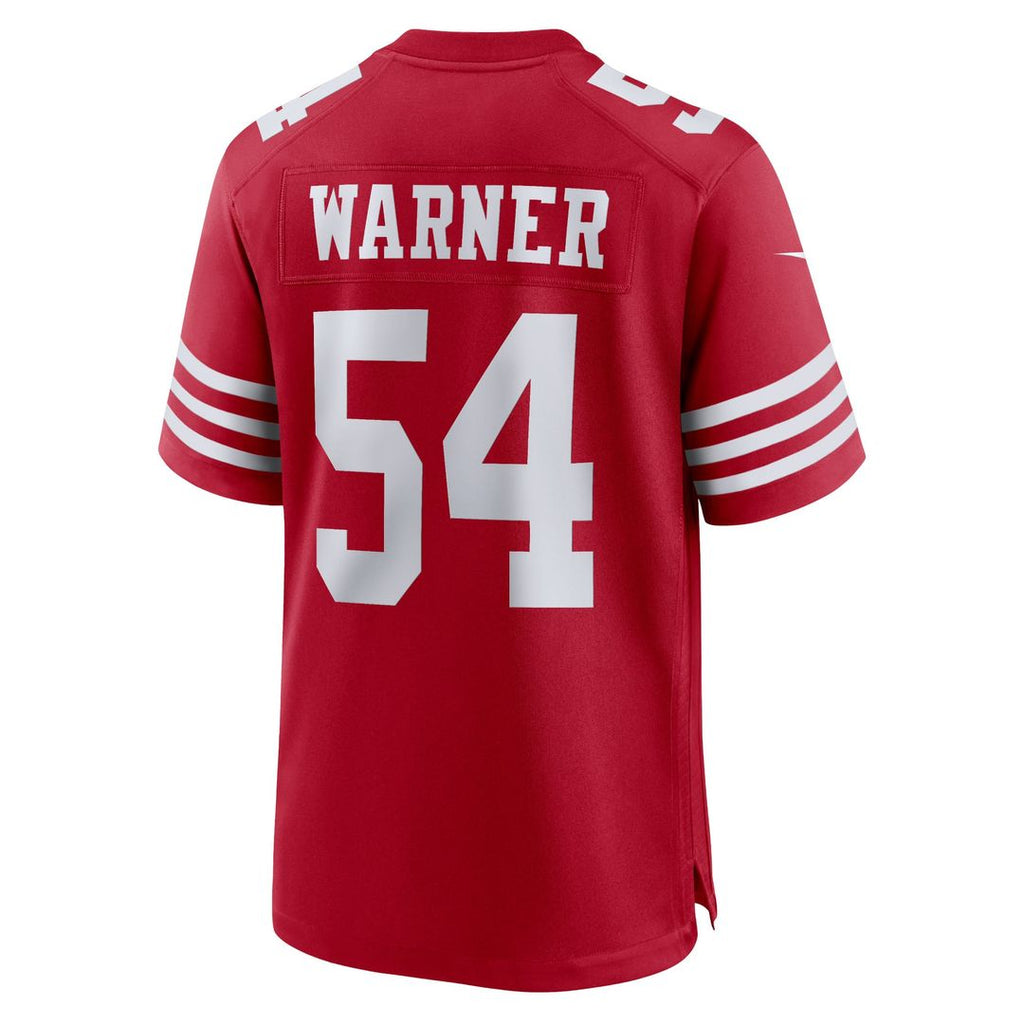 Men's San Francisco 49ers Fred Warner Nike White Player product image 9
