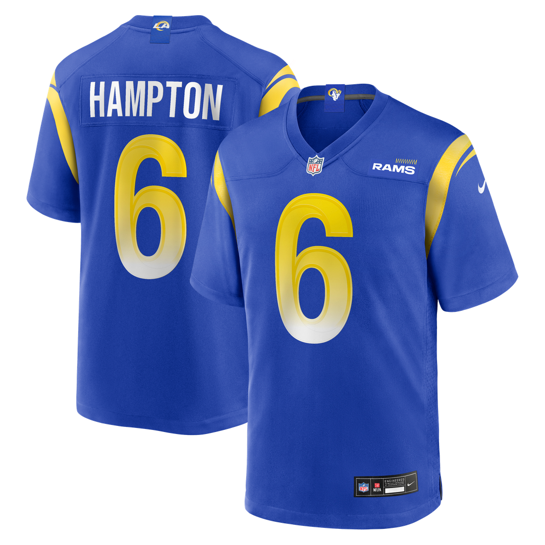 Men's Los Angeles Rams Nick Hampton Nike Royal Team Game product image 1