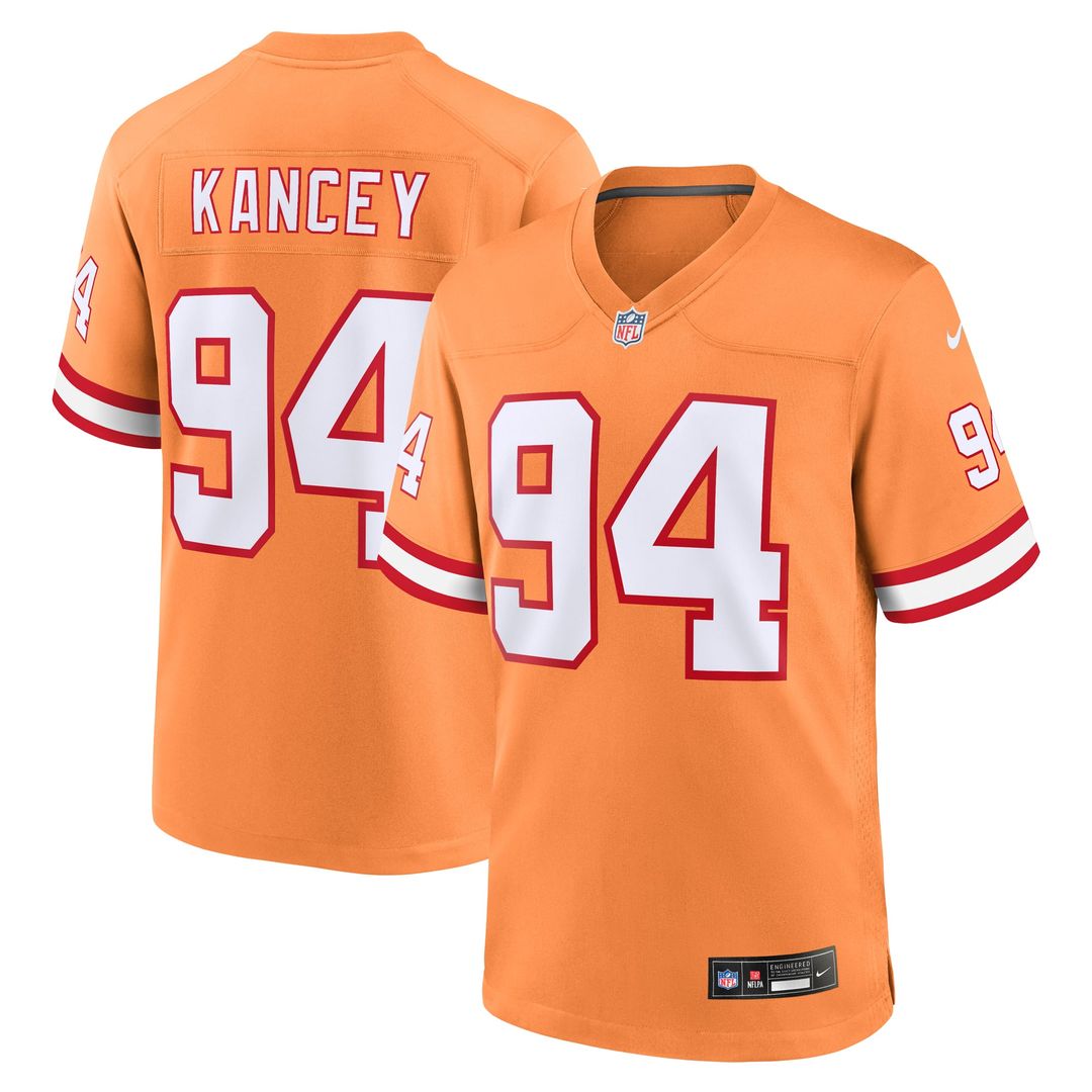 Men's Tampa Bay Buccaneers Calijah Kancey Nike White Game product image 7