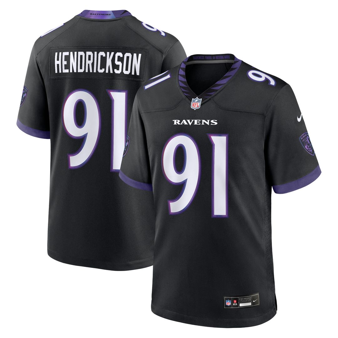 Men's Baltimore Ravens Trey Hendrickson Nike Black product image 4