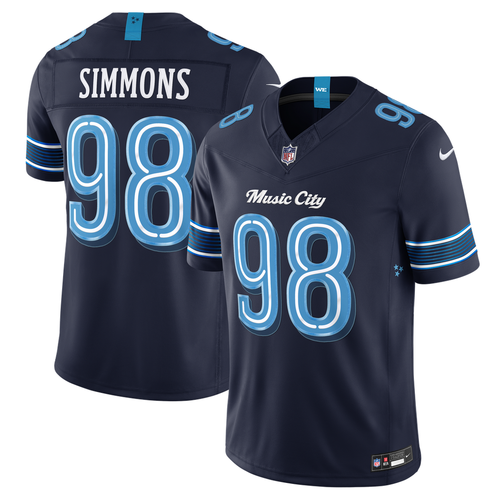 Men's Tennessee Titans Jeffery Simmons Nike Navy 2026 product image 1