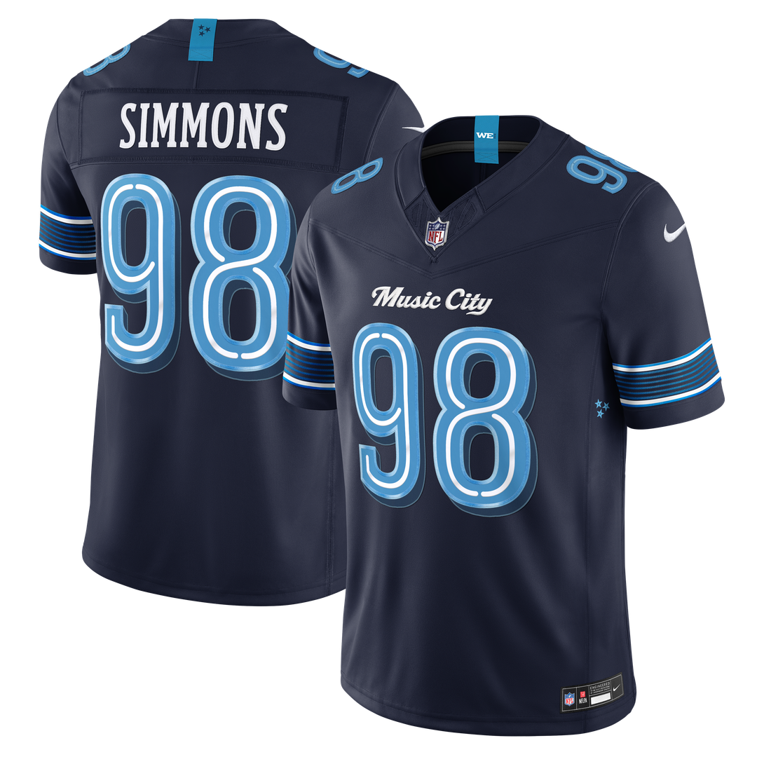 Men's Tennessee Titans Jeffery Simmons Nike Navy 2026 product image 1