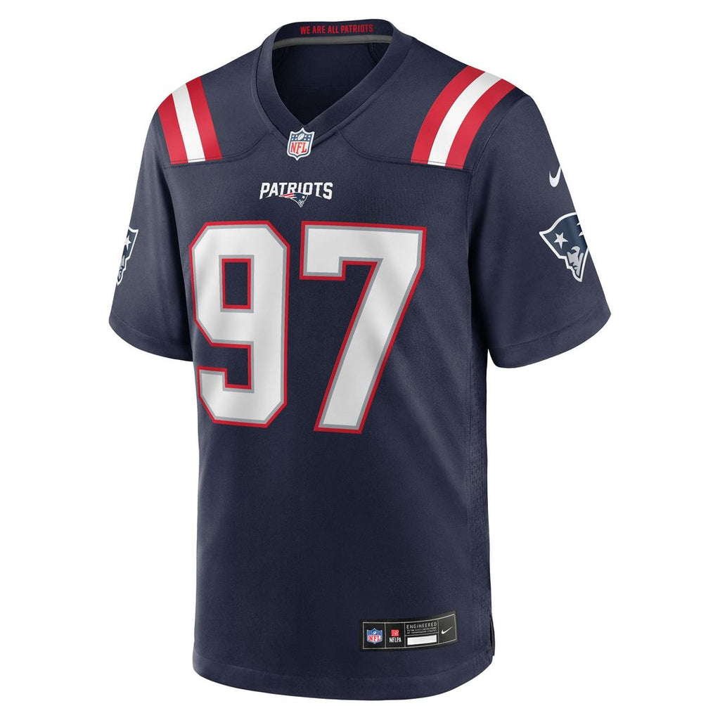 Men's New England Patriots Milton Williams Nike Navy Game product image 2