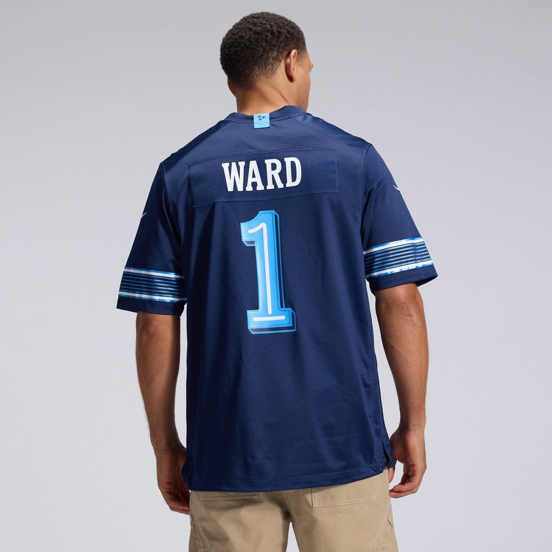 Men's Tennessee Titans Cameron Ward Nike Navy 2026 product image 3