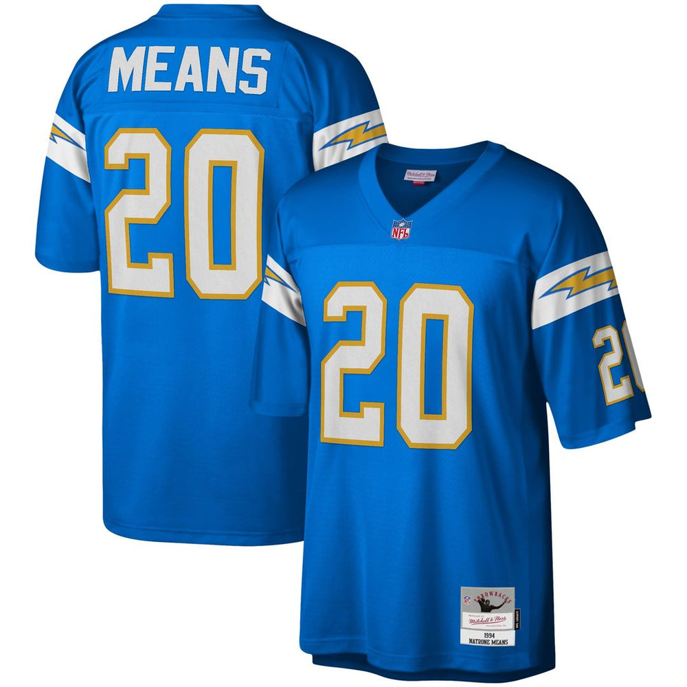 Men's Los Angeles Chargers Natrone Means Mitchell & Ness